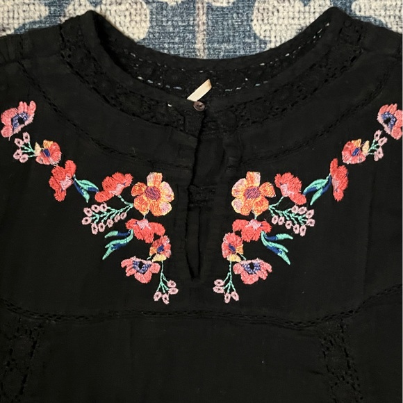 Free People Embroidered Tunic/Mini Dress - Picture 6 of 6